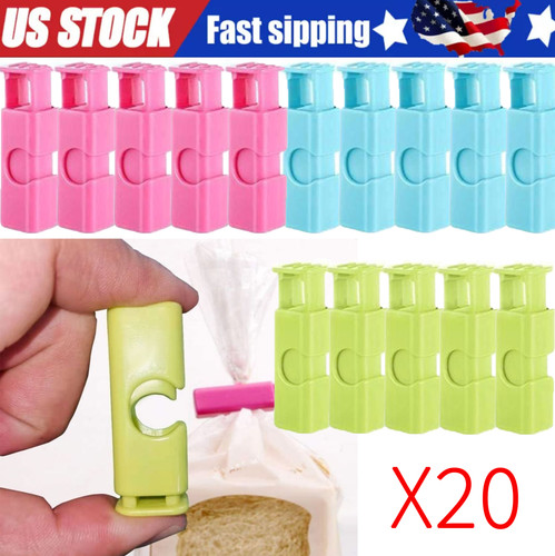 20pcs bread bag clips - bread, reusable