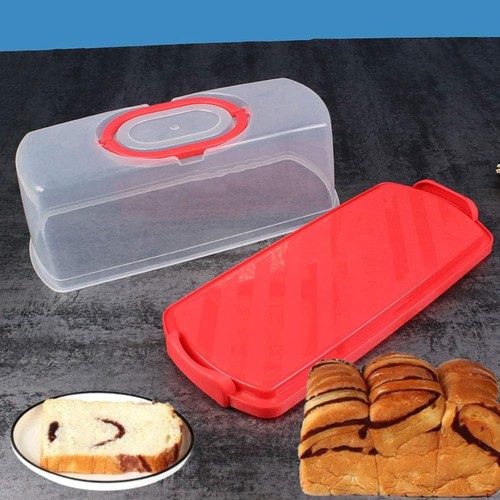 Portable bread box with - box,